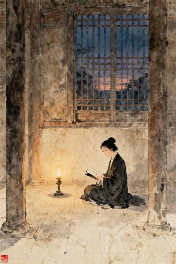 贾惜春——一所古庙，里面有一美人在内看经独坐